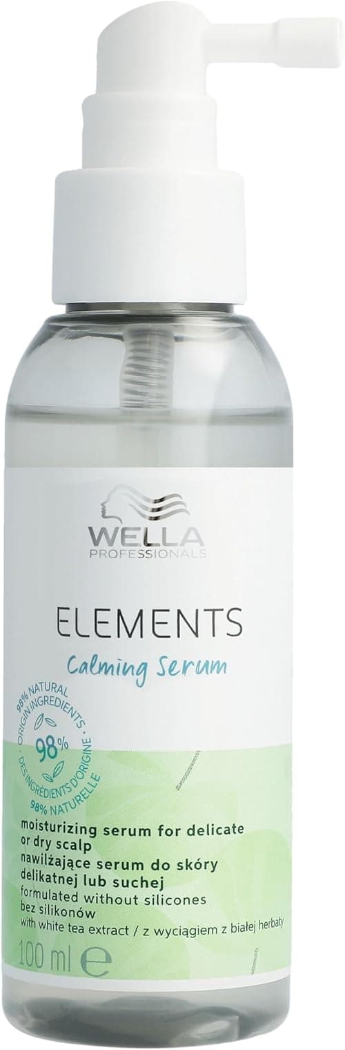 Wella Professionals Elements Calming Serum, Scalp Comfort For Dry or Sensitive Scalp, Hydrates & Soothes the Scalp, No Sulfates & No Silicones, Vegan, 99% Natural Origin Ingredients, 100ml on Amazon.ae - Price Tracker