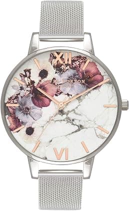 Olivia Burton Women's Quartz Watch, Analog Display and Stainless Steel Strap OB16MF09 - Amazon.ae Price Tracker