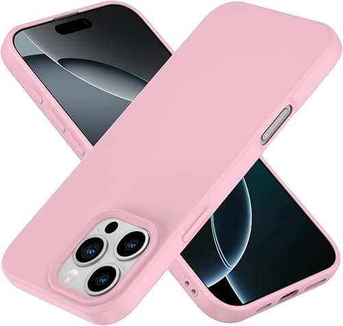 Case Compatible with iPhone 16 Pro, Liquid Soft Silicone iPhone 16 Pro Cover with Inside Microfiber Lining Shockproof Gel Rubber Phone Case (Pink, iPhone 16 Pro 6.3 inch) on Amazon.ae - Price Tracker