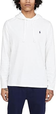 POLO RALPH LAUREN mens Long Sleeve Jersey Knit Hoodie Tee Long Sleeve Jersey Knit Hoodie Tee on Amazon.ae - Price Tracker