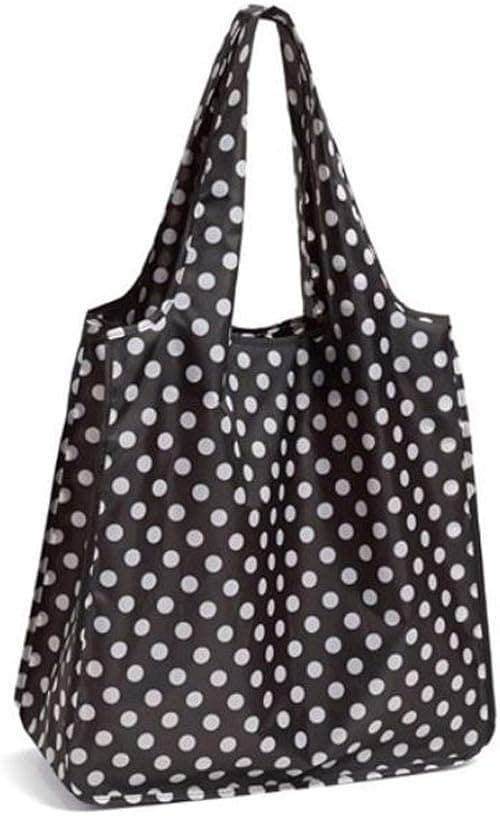 Kate Spade New York Resuable Shopping Tote, Black Dots, one size on Amazon - Best Deal Finder