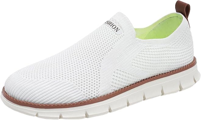 TcIFE Men's Slip‑On Mesh Walking Sneakers ‑ Lightweight Casual Dress Shoes على Amazon.ae - متتبع الأسعار