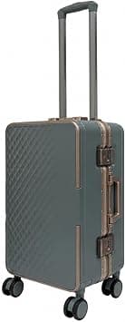 Lightweight Hard Shell Aluminum Cabin Luggage, Zipperless Hard Case Polycarbonate Suitcases with TSA Locks, Spinner Wheels, 20" Carry On Travel Bag on Amazon - Best Deal Finder