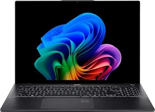 acer Swift 16 AI Laptop 2025 16” 2880x1800 OLED Touchscreen, Intel Core Ultra 7 256V, Intel Arc Graphics, 16GB LPDDR5, 1TB SSD, Backlit KB, Wi-Fi 7, 1440p QHD IR Camera, Copilot, Windows 11 Home on Amazon.ae - Price Tracker