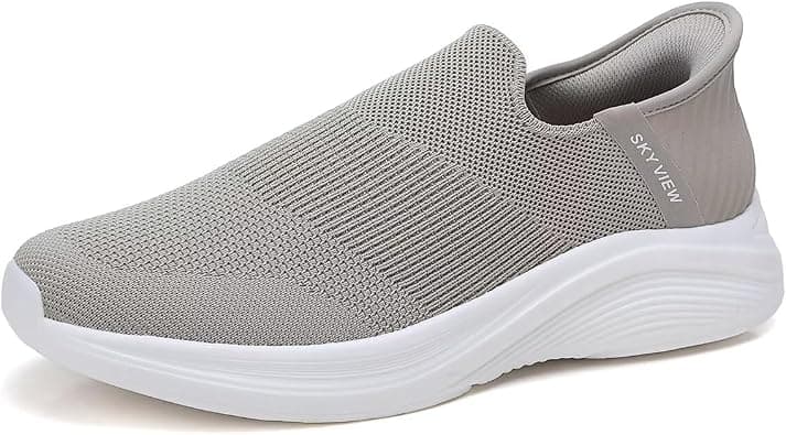 Men women's Walking Shoes Slip-On Lightweight Sneakers Running Shoes Exercise Tennis Shoes Fitness Sports Shoes Lightweight Breathable Soft Sole on Amazon.ae - Price Tracker