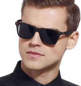Polarized Square Sunglasses – Lightweight Black Frame for Driving, Sports & Outdoor Activities - Amazon.ae Price Tracker