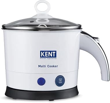 KENT Kettle Multicooker Cum Steamer 1.2 liters 800W| Boiling of Water, Tea,Eggs, Instant Noodle Maker, Steaming idlis, Momos |Inner Stainless Steel without joint and welding & Cool Touch Outer Body on Amazon.ae - Price Tracker