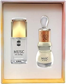 Ajmal Perfumes Musc in love by Ajmal Perfumes - perfume for men and - perfumes for women - Eau de Parfum 14ml & Perfume Oil 12ml on Amazon.ae - Price Tracker
