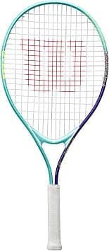 Wilson Intrigue Junior 25 Girls Tennis Racket Blue/Green Strung 225g L - متتبع أسعار Amazon.sa