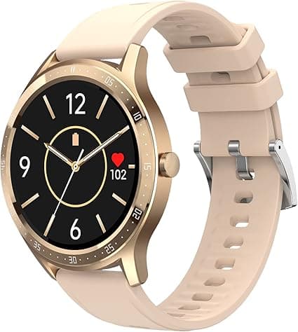 Fire-Boltt 360 Spo2 Full Touch Large Display Round Smart Watch With In-Built Games, 8 Days Battery Life, Ip67 Water Resistant With Blood Oxygen And Heart Rate Monitoring (Gold) on Amazon.ae - Price Tracker