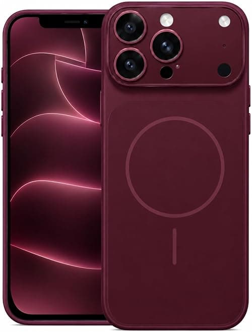 Converter Case for iPhone 16 Pro Max to 18 Pro Max look (Burgundy) on Amazon.ae - Price Tracker
