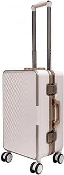 Lightweight Hard Shell Aluminum Cabin Luggage, Zipperless Hard Case Polycarbonate Suitcases with TSA Locks, Spinner Wheels, 20" Carry On Travel Bag on Amazon - Best Deal Finder