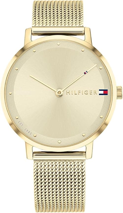 Tommy Hilfiger Women's Champagne Dial Ionic Plated Thin Gold 2 Steel Watch - 1782375 on Amazon - Best Deal Finder