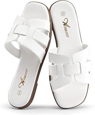 Athlefit Womens Flat Sandals womens Flat Sandal على Amazon.ae - متتبع الأسعار