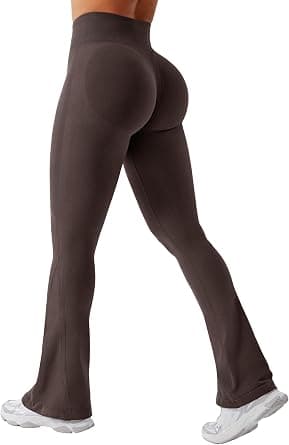 YEOREO Women’s Flared, Booty-Lifting, Seamless Yoga Leggings on Amazon.ae - Price Tracker