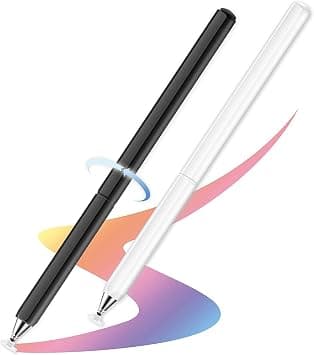 OASO Universal High Sensitive & Precision Capacitive Disc Tip Pencil Touch Screen Pen Stylus for Apple iPad/iPhone/Pro/Air/Samsung/Galaxy/Tablet/Kindle/Computer/FireTablet (White/Black) on Amazon.ae - Price Tracker
