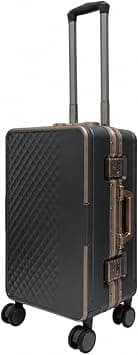 Lightweight Hard Shell Aluminum Cabin Luggage, Zipperless Hard Case Polycarbonate Suitcases with TSA Locks, Spinner Wheels, 20" Carry On Travel Bag on Amazon - Best Deal Finder