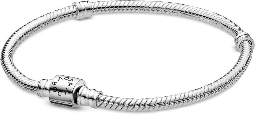 Pandora Moments Women's Sterling Silver Barrel Clasp Chain Bracelet for Charms on Amazon.ae - Price Tracker