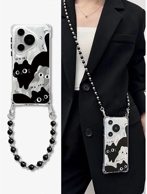 Huawei Pura 70 Ultra/P70/P70 Pro Phone Case,with four corner protection, comes with long/short lanyards, feather card paper,Cute,P70 Ultra Phone cover (115cm long rope style, Huawei Pura 70) on Amazon.ae - Price Tracker
