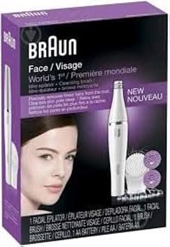 Braun SE 832n 2-in-1 Face Spa Cleansing Brush + Mini epilator White on Amazon.ae - Price Tracker