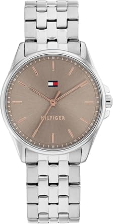 Tommy Hilfiger Three Hand Quartz Movement Watch for Women with Silver Stainless Steel Bracelet - 1782801 on Amazon - Best Deal Finder