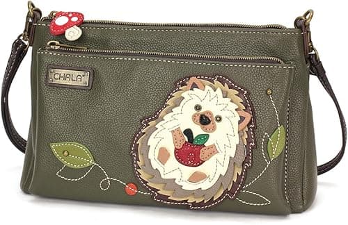 CHALA RFID Protected Vegan Leather Deluxe Crossbody Bag with Adjustable Straps on Amazon.ae - Price Tracker