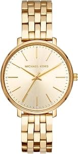 Michael Kors MK4595 - Pyper Three-Hand Stainless Steel Watch, Two-Tone Gold/Silver, One Size, MK4595 - Pyper Three-Hand Stainless Steel Watch - متتبع أسعار Amazon.sa