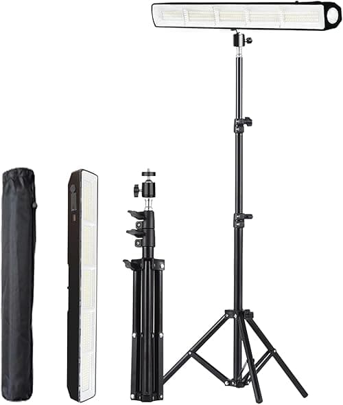 BOYKIM Camping Light, Portable Rechargeable Work Light with Detachable Tripod Stand,8000 Lumen Cordless Light Bar Flashlight for Outdoor Fishing Hiking Adventure Emergency on Amazon.ae - Price Tracker