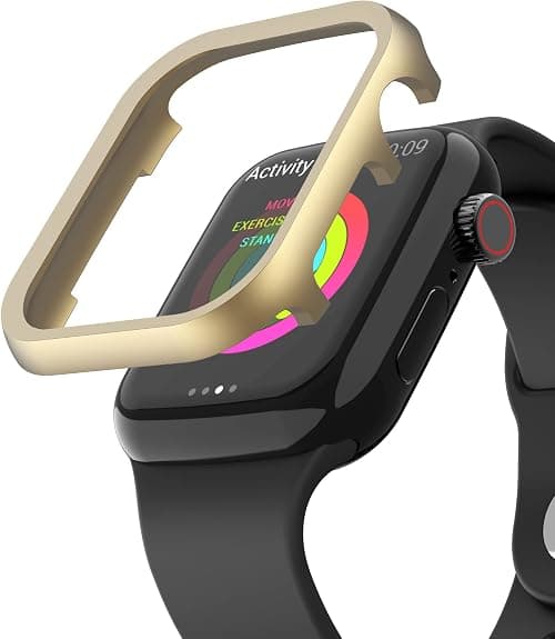 Metal Case Drop Protection Case Compatible with Apple Watch Series 11, Gold على Amazon.ae - متتبع الأسعار