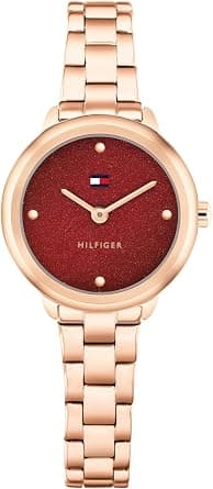 Tommy Hilfiger Two Hand Quartz Movement Watch for Women with Rose Gold Colored Stainless Steel Bracelet - 1782816 on Amazon - Best Deal Finder