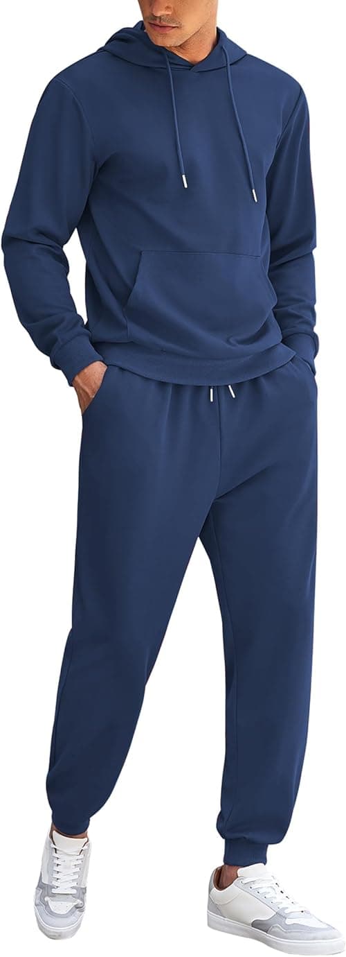 COOFANDY Men's Tracksuit 2 Piece Hoodie Athletic Sweatsuits Casual Jogging Suit Sets on Amazon.ae - Price Tracker