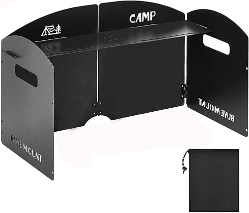 Barbecue Camping Stove Windshield, Windproof shield with Storage bag, Portable 4 Plates Folding Stainless Steel Windscreen For Outdoor Gas Stove BBQ, Cooking Stove Wind Guard for Hiking,Picnic on Amazon.ae - Price Tracker