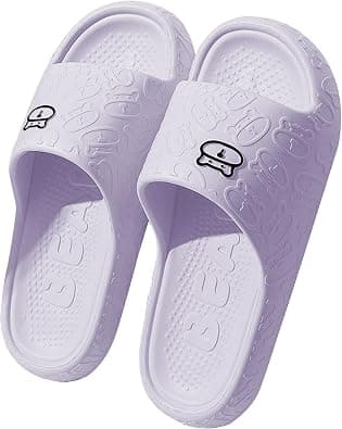 Homarket Indoor Non-Slip Slippers, Women Quick Drying Shower Sandals with Ultra Soft EVA Material, Open Toe Slippers على Amazon.ae - متتبع الأسعار