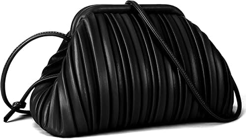 GLITZALL Clutch Purse and Dumpling Bag for Women,Designer Cloud Handbag and Ruched Bag with Detachable Shoulder Strap on Amazon.ae - Price Tracker