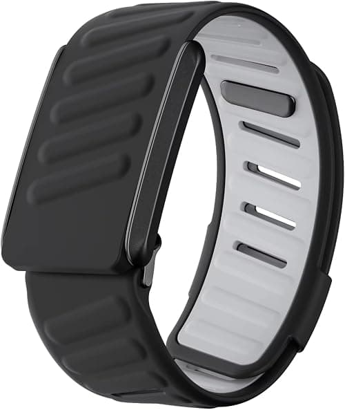 Silicone Band for WHOOP 5.0, One and Peak, Waterproof Sweatproof Fitness Tracker Strap, Black/Grey على Amazon.ae - متتبع الأسعار