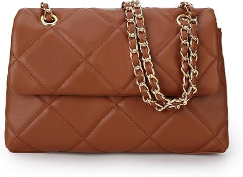 Gladdon Quilted Crossbody Purses for Women Small Ladies Shoulder Bags with Chain Trendy Clutch Purse Cute Designer Bag on Amazon.ae - Price Tracker