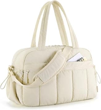 Gym Bag for Women, Lightweight Travel Duffel Bag with Wet Pocket, Water-Resistant Carry On Weekender Sports Bags on Amazon - Best Deal Finder