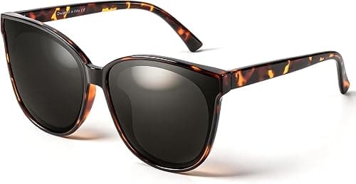 LVIOE Cat Eyes Sunglasses for Women, Polarized Oversized Fashion Vintage Eyewear for Driving Fishing - 100% UV Protection على Amazon.ae - متتبع الأسعار