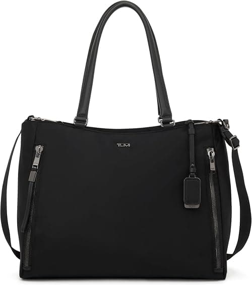 TUMI VOYAGEUR VALETTA LARGE TOTE, BLACK/GUNMETAL on Amazon - Best Deal Finder