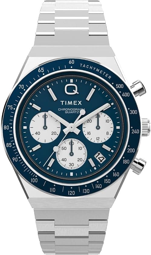 Timex Men's Chronograph Quartz Watch with Leather Strap TW2W53400 on Amazon.ae - Price Tracker