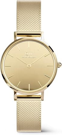 Daniel Wellington DW00100797 Petite Reflection Stainless Steel Watch for Women, 28 mm Diameter, Gold on Amazon.ae - Price Tracker