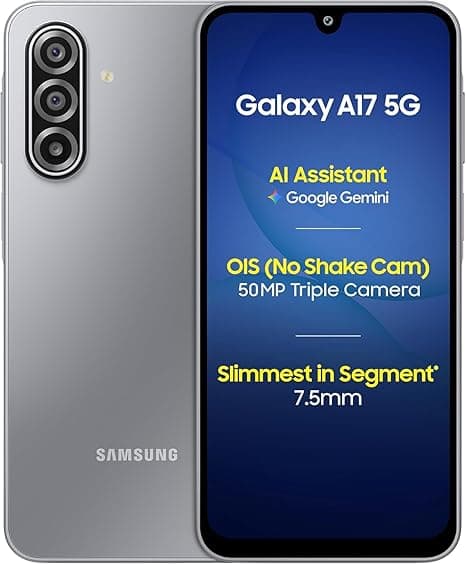 Samsung Galaxy A17 5G Gray (8GB RAM / 256 GB Storage) Android Smartphone | 6x OS Upgrades, Large Display, 50MP OIS Camera | International Version on Amazon.ae - Price Tracker