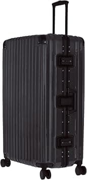 Hardside Luggage Premium New Technology Polycarbonate Material With 4 double Silent Wheels, TSA Approved ANTI Theft Lock Suitcase (Black, BAKER-B 26 Inch) على Amazon.ae - متتبع الأسعار