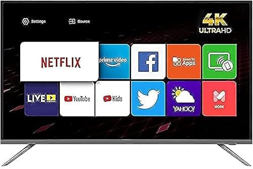 تلفزيون LED ذكي بنظام اندرويد مقاس 65 بوصة ودقة 4K UHD وتصميم مزايا انعكاش الشاشة وتطبيق اي-شير/منفذ HDMI/USB/واي فاي/نتفليكس/يوتيوب/ديزني+/ابل تي في+/ستارز بلاي ارابيا/جلوريا 65 سمارت من امبيكس على Amazon.sa - متتبع الأسعار