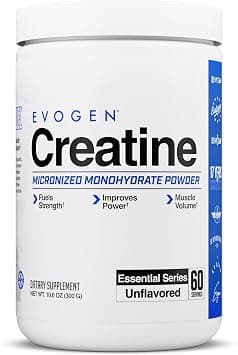Evogen Creatine Monohydrate | Premium Creatine Supplement for Muscle Growth, Increased Strength, Enhanced Energy Output, Anti-oxidant Support, & Improved Athletic Performance | Unflavored 60 Servings على Amazon.ae - متتبع الأسعار