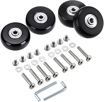 OwnMy 50mm x 18mm Set of 4 Luggage Suitcase Replacement Wheels with Bearing on Amazon - Best Deal Finder