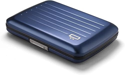 Aluminum card holder with metal lock, RFID Protection against fraud and demagnetization, Compact wallet, Smart Case OSLO model on Amazon.ae - Price Tracker