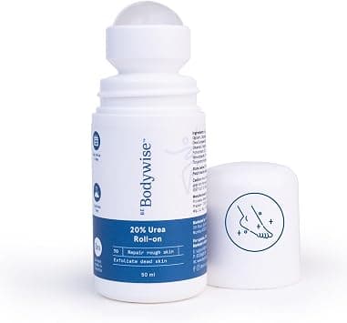Be Bodywise 20% Urea Foot Cream Roll On | Repairs Dry & Cracked Heels | 2% Lactic Acid, Olive Oil & Vitamin E I Exfoliates & Softens Skin I Hydrates & Moisturises INo Irritation IAll Skin TypesI 50 ml on Amazon.ae - Price Tracker