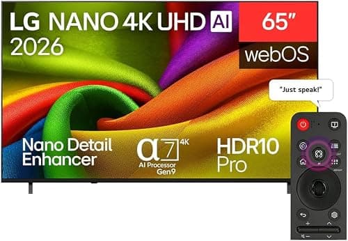 65 inch LG NANO 4K UHD AI NU84 Smart TV 2026 (65, Inches) | LG NANO 4K UHD AI NU84 Smart TV 2026 on Amazon.ae - Price Tracker