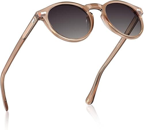 CARFIA Vintage Polarized Sunglasses for Men UV400 Protection Retro Fashion Eyewear Hand-crafted Acetate Frame CA5288L on Amazon.ae - Price Tracker